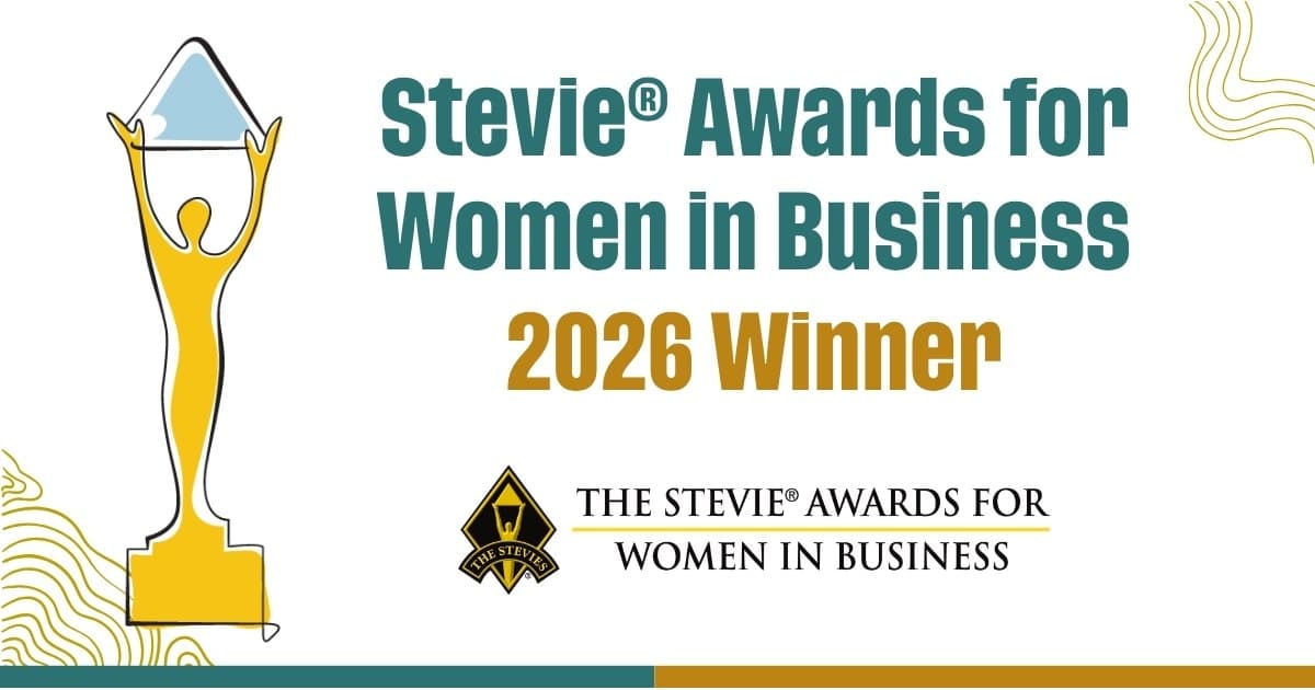 Official Stevie® Awards for Women in Business 2026 Winner graphic